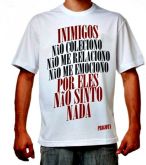 Camiseta Projota Masculina - Não coleciono inimigos